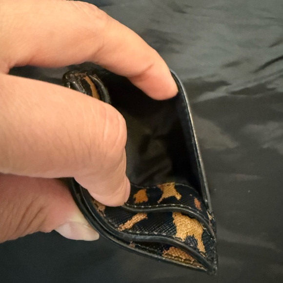 Coach Leopard Print Card Holder 4x3 in. EUC - Picture 8 of 10